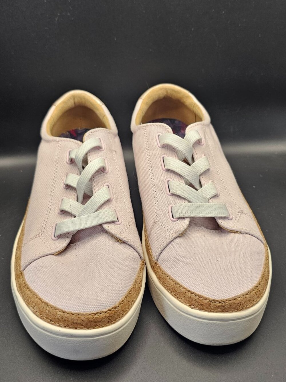 Revitalign “Hermosa” Orthotic Slip‑On Sneakers, Size 7.5D (Lavender‑Pink Canvas) - Picture 2 of 8